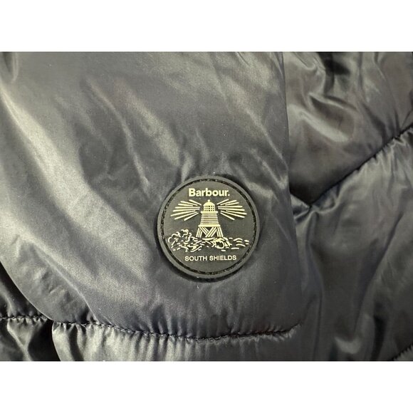 Barbour Gangway Quilt Jacket color navy UK 12 US 8 NWOT - Picture 10 of 11
